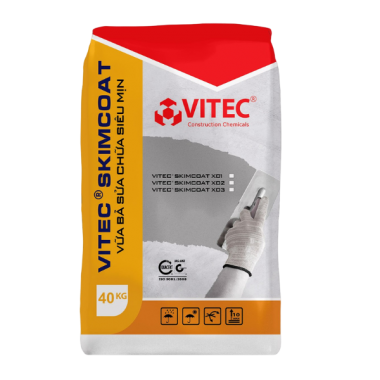 VITEC® SKIMCOAT-X01 – Vữa bả sửa chữa tường và các cấu kiện bê tông  siêu mịn