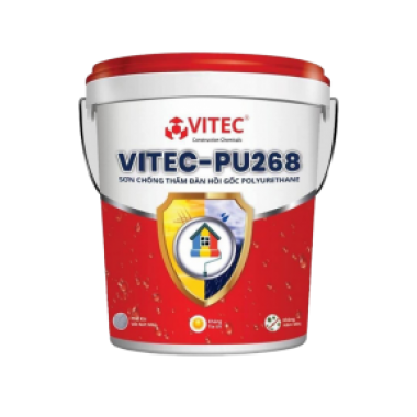 VITEC PU-268: Sơn chống thấm, hạn chế vết nứt tường gốc Polyurethane 1 thành phần